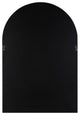 Hutton Wood Framed Arch Mirror, Gray, 20"x30"