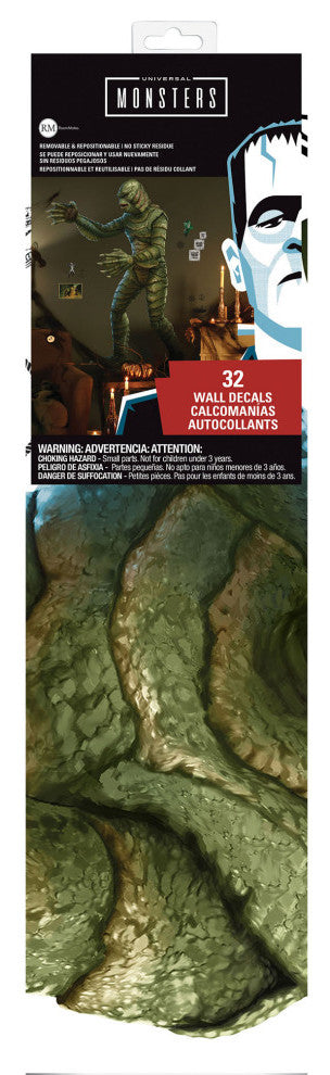 Classic Monsters Creature From The Black Lagoon Giant Peel and Stick Wall Decals