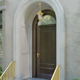Oxford 1-Light Soft Gold Outdoor Medium Pendant Lantern