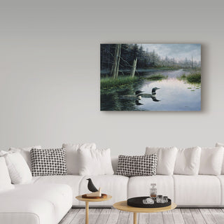 "Misty Morn" by John Morrow, Canvas Art, 12"x19"