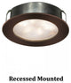 WAC Lighting LED Button Light, Copper Bronze, Round, 2700k Warm White