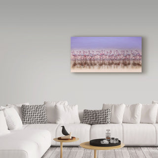 Ahmed Thabet 'Comrades In Color' Canvas Art, 24"x12"