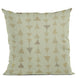 Natural Manti Embroidery Luxury Throw Pillow, Double sided 24"x24"