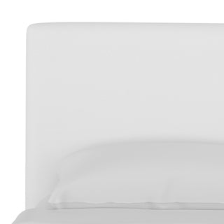 Browder Upholstered Platform Bed, Twill White, Full
