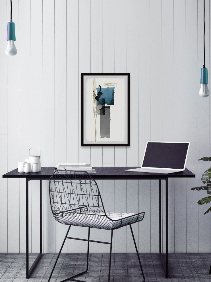 "The Right Pieces" Framed Painting Print, 8x12
