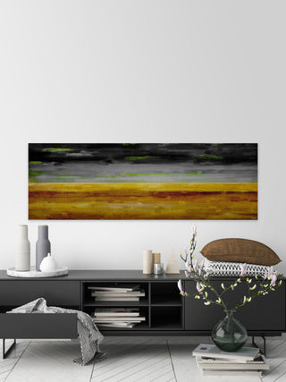 "The Desert at Night" Print on Canvas, 45"x15"