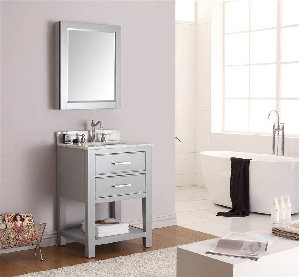 Avanity Brooks 24" Vanity Only, Chilled Gray Finish