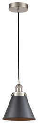 Innovations 616-1PH-SN-M13-BK-LED 1-Light Mini Pendant, Brushed Satin Nickel