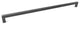 Square Bar Pull Pewter Cabinet Handle Stainless 12 mm., 18" Center-to-Center