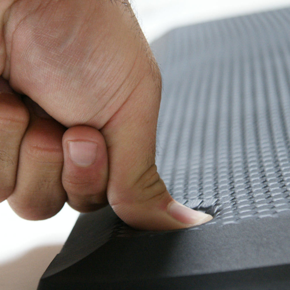 Rubber-Cal Soft Cloud Anti-Fatigue Matting 3/4" Thick, 3'x5' Black