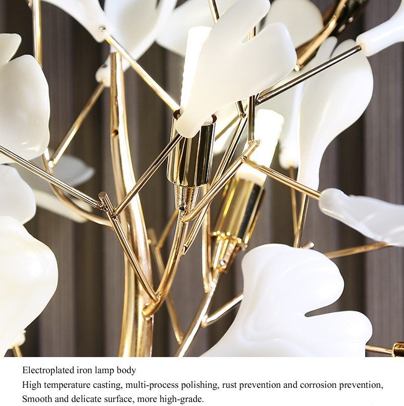Bremgarten | Creative Ginkgo Leaves Shaped LED Floor Lamp, Metal