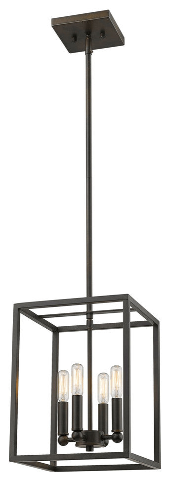 Cobar 4-Light Oil-Rubbed Bronze Pendant