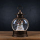 LED Snow Globe With Snowman Family 11.5"H