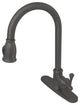 Oil Rubbed Bronze Gourmetier Pull-Down Single Handle Kitchen Faucet GS7885BL