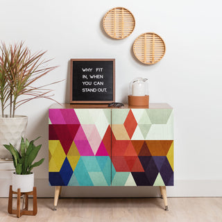 Three of the Possessed Modele 7 Credenza, 38"x20"