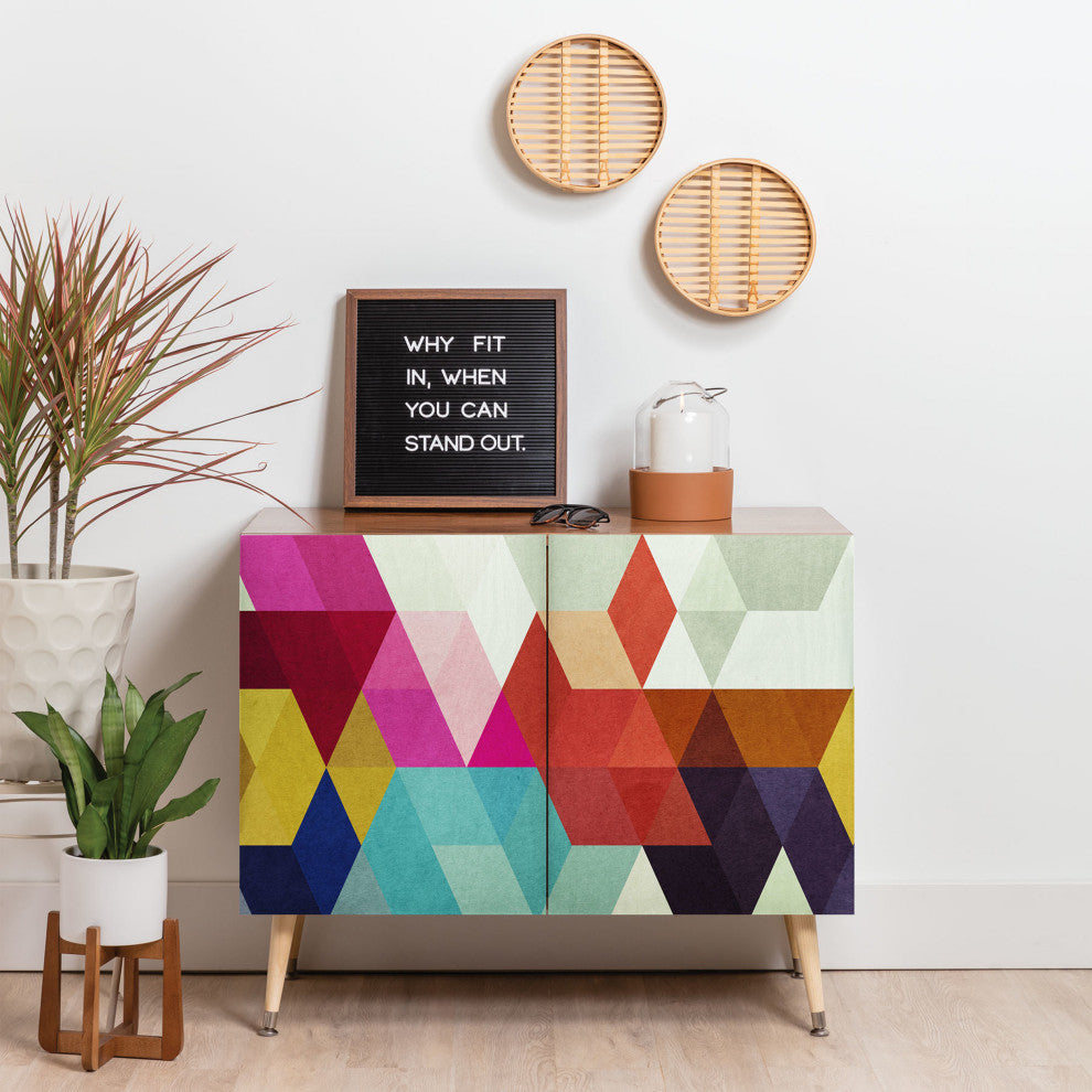 Three of the Possessed Modele 7 Credenza, 38"x20"