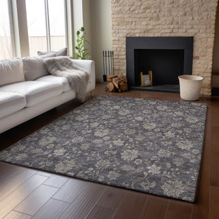 Premium Machine Washable Mayfield AMF680 Taupe 3' x 5' Rug