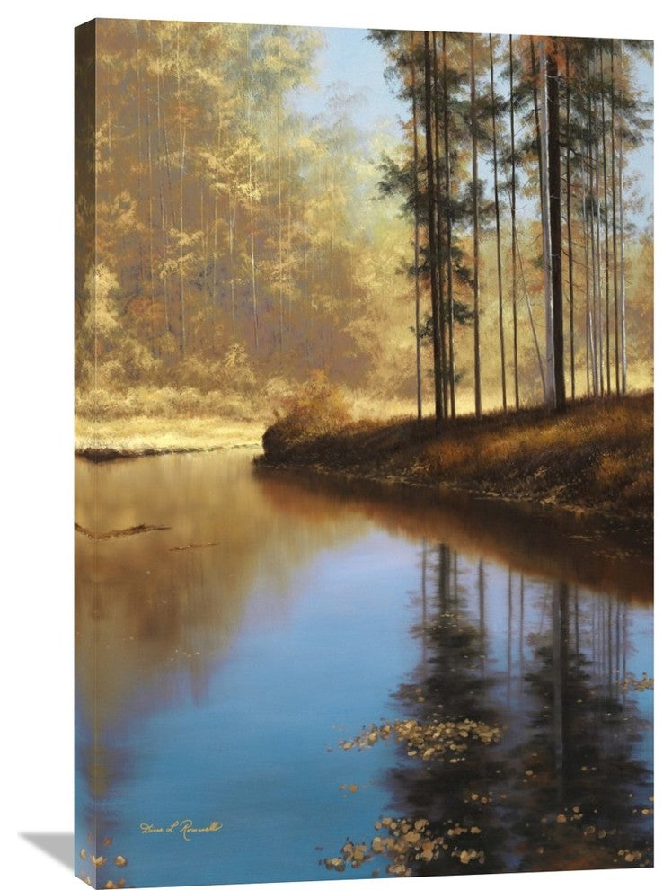 "Golden Reflections" Artwork, 24" x 36"