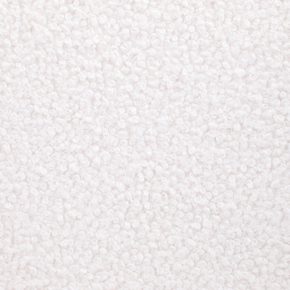 Dunmore Boucle Upholstered Dining Arm Chair Cream, Set of 2