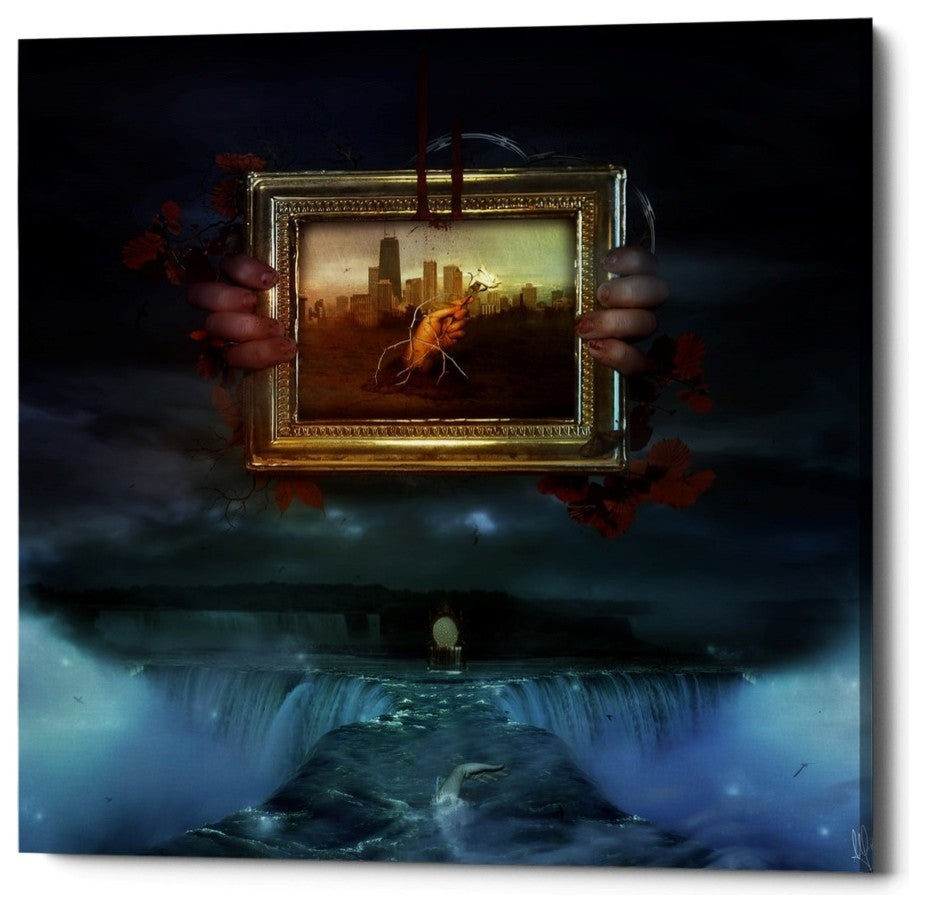 Cortesi Home "Dangerous Dreams" by Mario Sanchez Nevado, Giclee Canvas, 26"x26"
