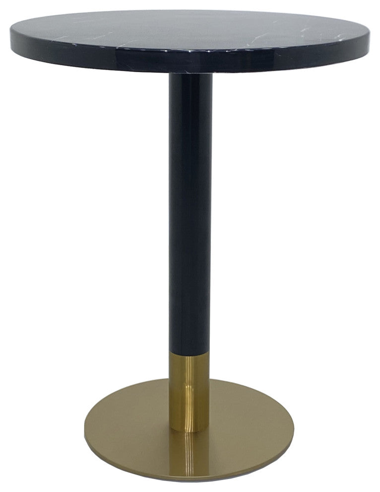 Ruby Round Dining Table, Black