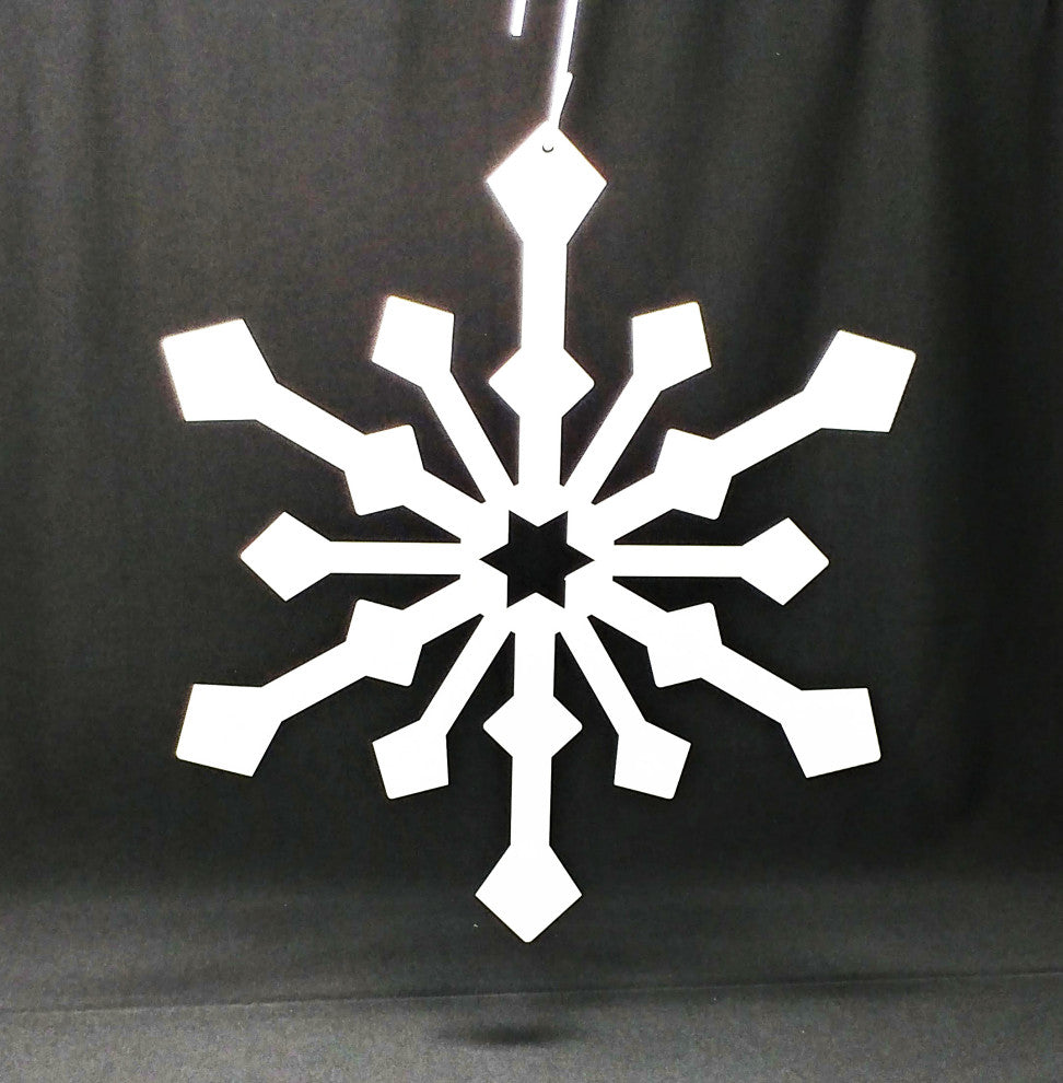 Decorative Hanging Silhouette, Snowflake