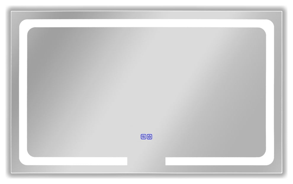 Luminosity Back Lit Rectangular Touchscreen Led Mirror, 39" Wide
