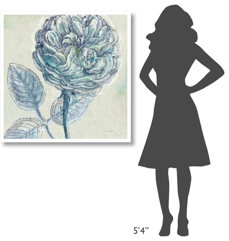 "Belle Fleur III" Digital Paper Print by Sue Schlabach, 38"x38"