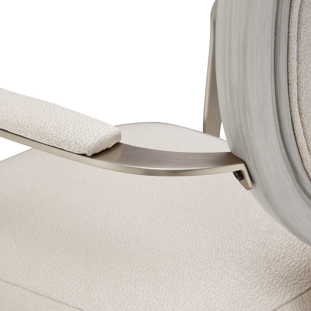 Eclipse Dining Arm Chair, Set of 2 - Moonlight Gray
