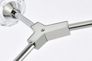 4 Light Pendant, Chrome