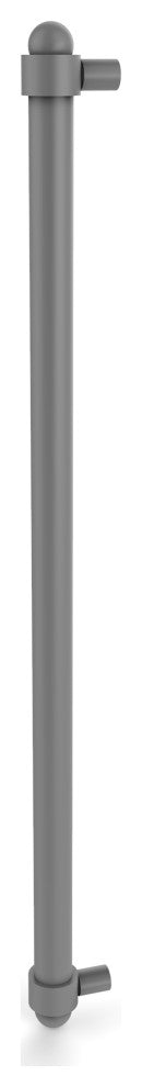 18" Refrigerator Pull, Matte Gray