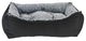 Scoop Bolstered Dog Bed, Ebony + Faux Fur Royal Sterling, Xl