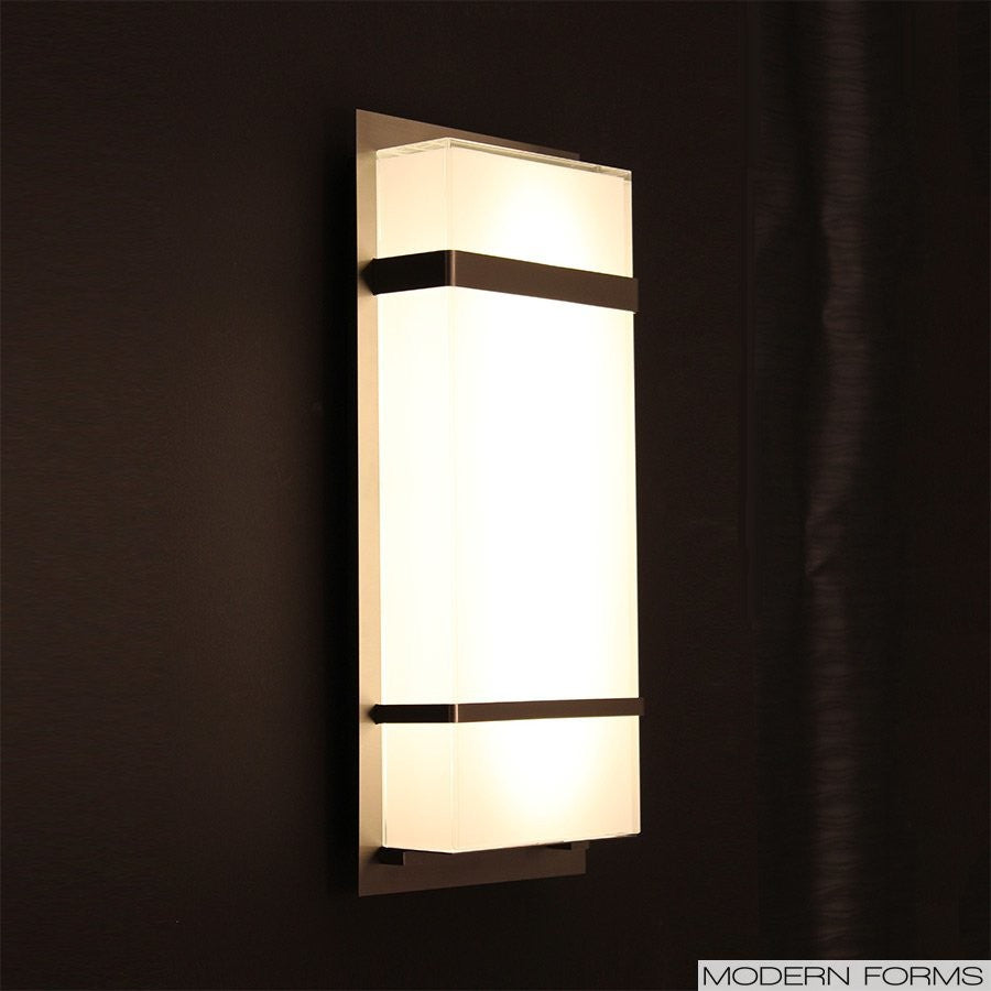Modern Forms Phantom LED Wall Light, Bronze, 16"