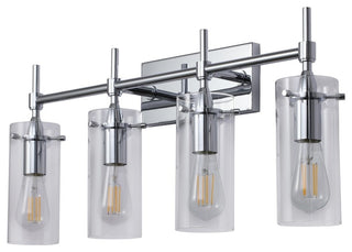 Effimero 4-Light Wall Sconce, Chrome