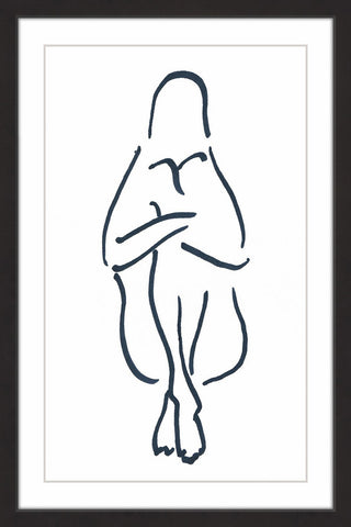 "Engulfed" Framed Painting Print, 12"x18"