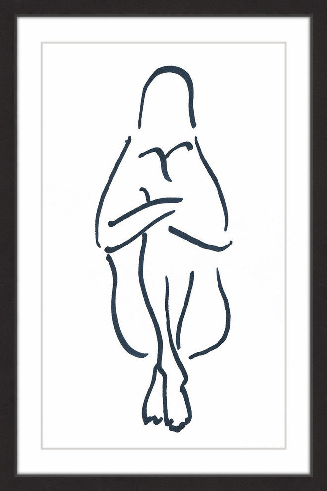 "Engulfed" Framed Painting Print, 12"x18"