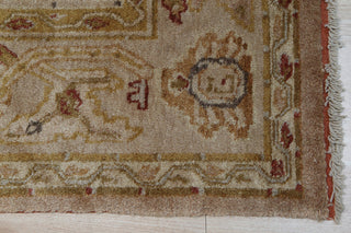 Beige Traditional All Over Oushak Area Rug