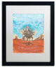 ''The Internet'' Matted Framed Art, Black Frame, White Matte, 20x16