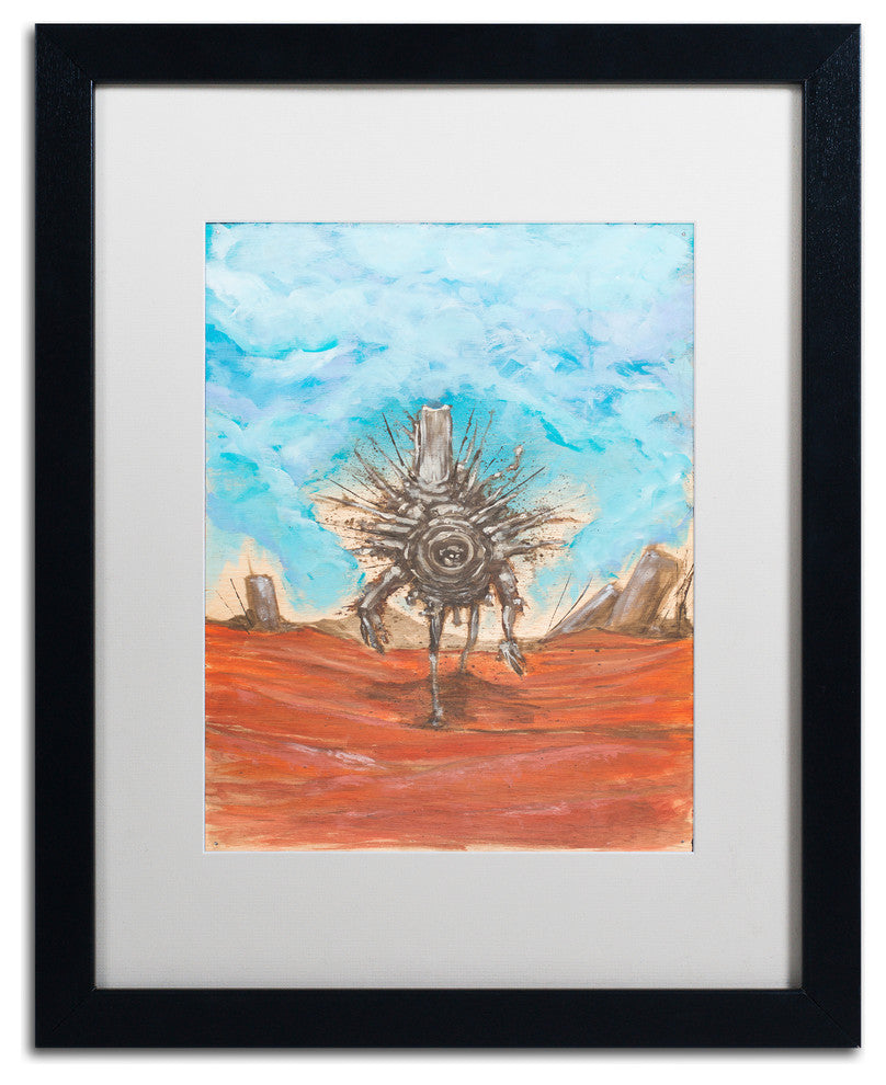 ''The Internet'' Matted Framed Art, Black Frame, White Matte, 20x16