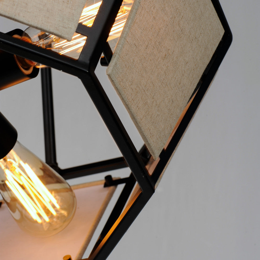 Maxim 20265CV Montauk 4 Light 20"W Pendant - Black