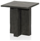 Terrell Outdoor End Table-Aged Grey