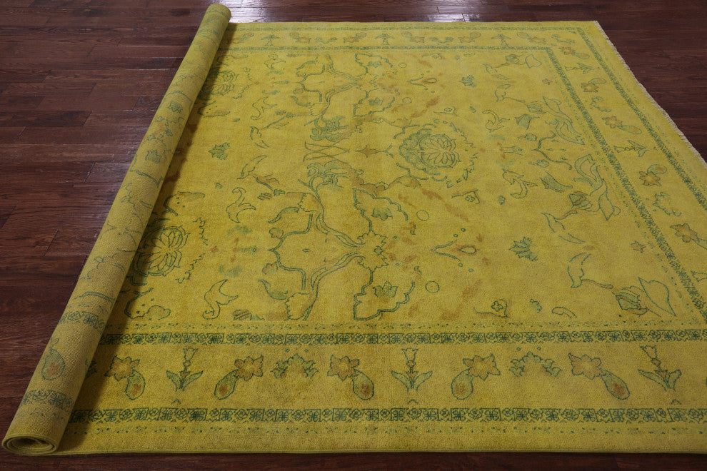 8' 2" X 9' 10" Full Pile Overdyed Handmade Rug - WR1968