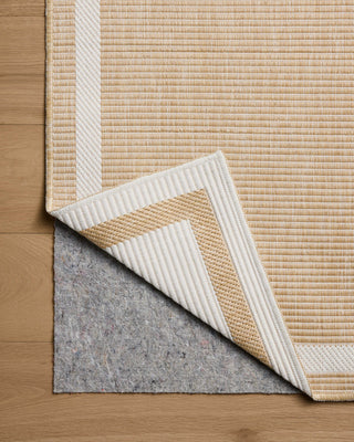 Loloi Easton Wheat / Ivory 18" x 18" Sample Rug