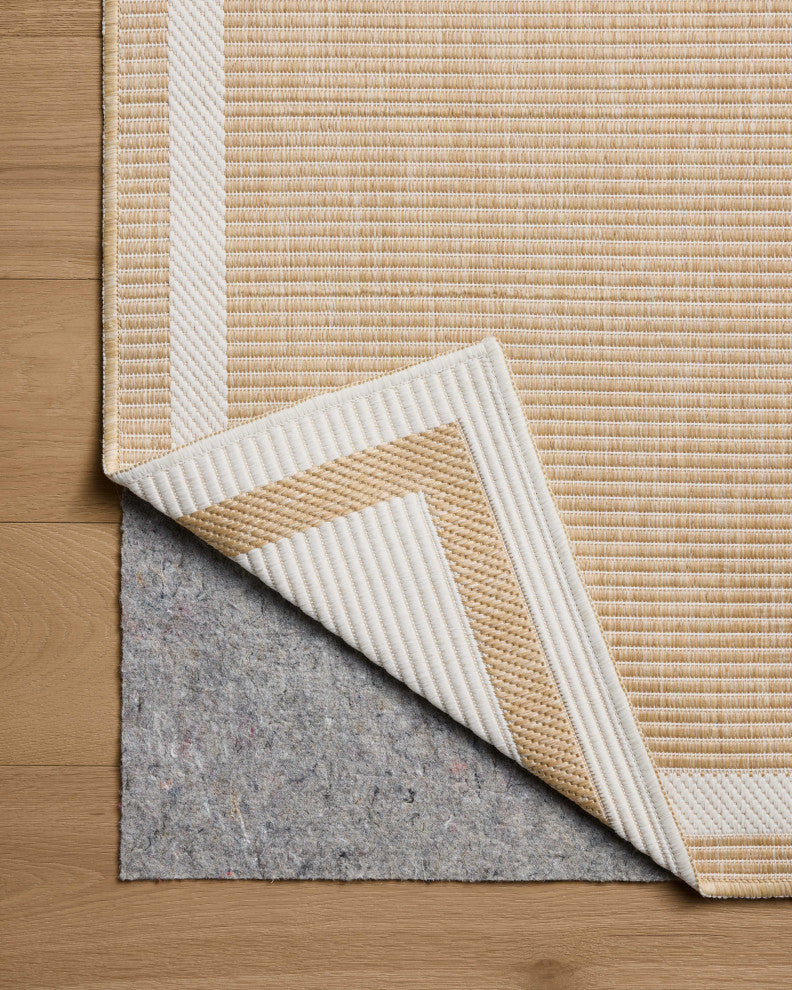 Loloi Easton Wheat / Ivory 18" x 18" Sample Rug