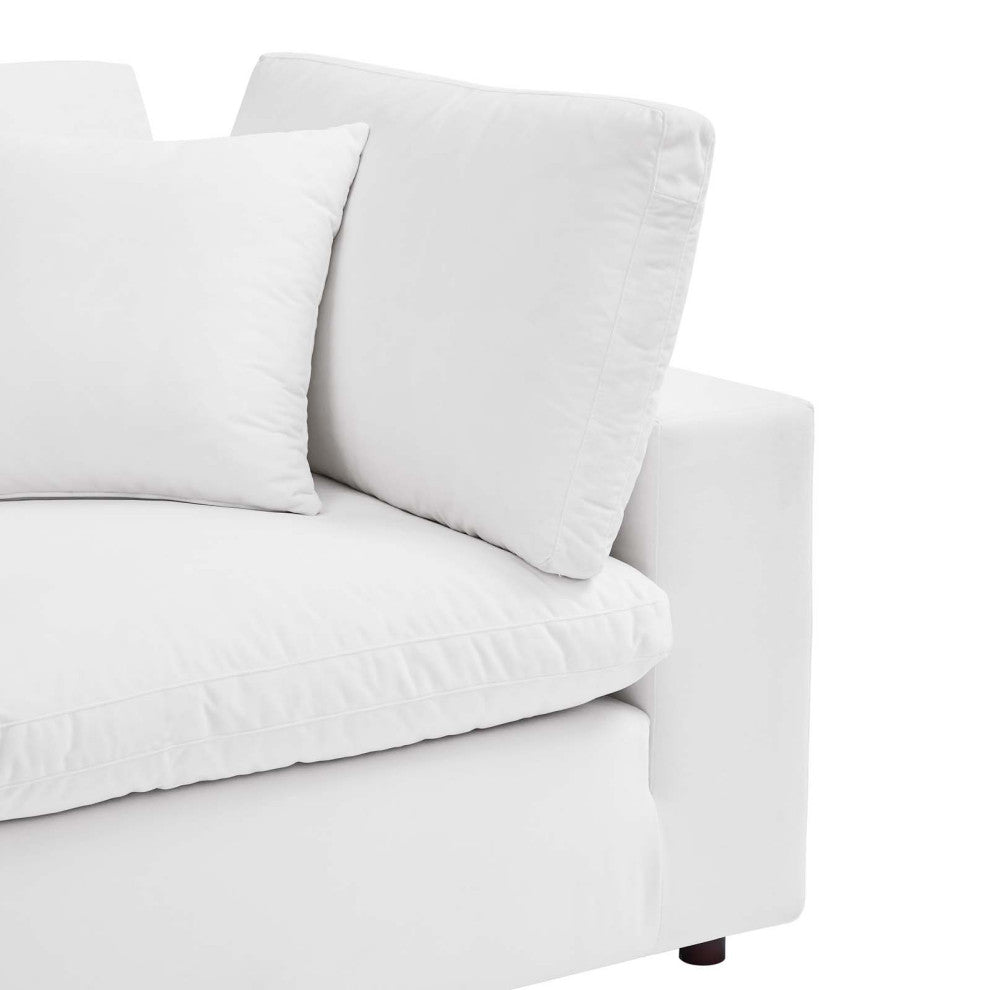 Accent Chair, Velvet, White, Modern, Living Lounge Room Hotel Lobby Hospitality