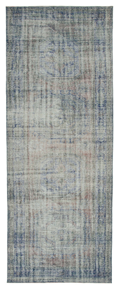 Rug N Carpet - Hand-knotted Anatolian 4' 8" x 12' 4" Rustic Runner Rug
