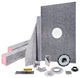 VEVOR Shower Curb Kit Watertight Shower Pan, 48x72 Inch