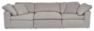 Terra Modular Sofa Performance Fabric, Grey