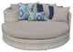 Fairmont Circular Sun Bed, Outdoor Wicker Patio Furniture