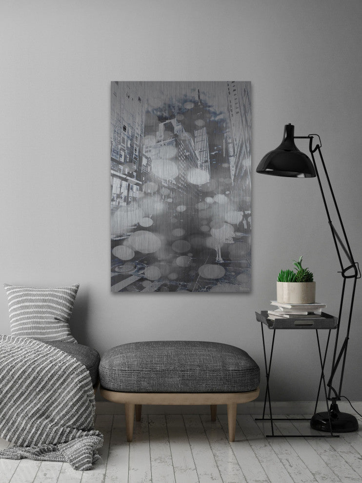 "Skyscraper" Print on Brushed Aluminum, 30"x45"